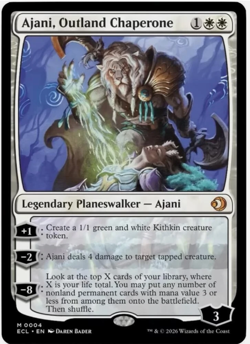 Ajani, Outland Chaperone MTG Lorwyn Eclipsed 4 NM M - Image 1