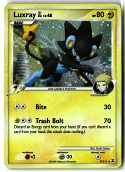 Luxray GL ⭐ 9/111 Holo Rare Rising Rivals 2009 Pokemon NM/LP - Image 1