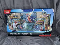 Pokemon TCG Greninja ex & Kingdra ex Special Collection Box Sealed - Image 1