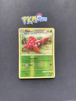 Pokemon TCG Parasect Heartgold & Soulsilver 48/123 Reverse Holo LP. - Image 1