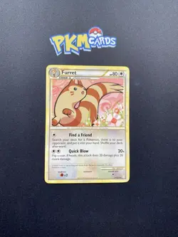 Pokemon TCG Furret Heartgold & Soulsilver 21/123 Regular LP. - Image 1
