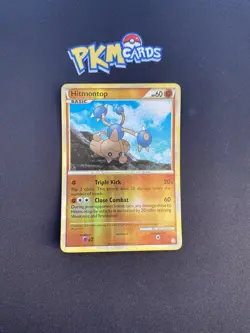 Pokemon TCG Hitmontop Heartgold & Soulsilver 5/123 Reverse Holo Rare LP. - Image 1