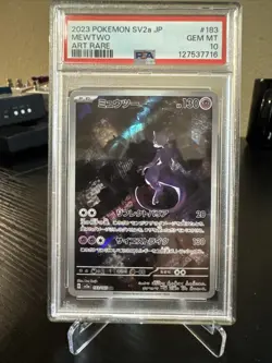 Mewtwo 183 Sv2a: Pokemon Card 151 Holo (Japanese) PSA 10 - Image 1