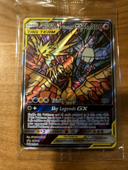 2016 POKEMON SM BLACK STAR PROMO #SM210 MOLTRES & ZAPDOS & ARTICUNO GX TAG TEAM - Image 1