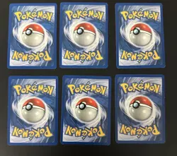Pokemon Gym Heroes 1st Edition Complete Energy Cards Set - 6 Cards - Image 2
