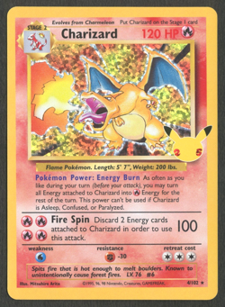 Pokemon TCG: Charizard 4/102 Celebrations Classic Collection Holo - Image 1
