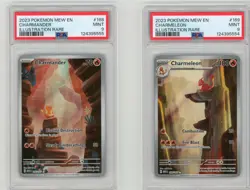 Pokemon 151 Special Illustration Rare Lot PSA 9 ALL 3 EVOLUTIONS OF STARTERS - Image 4
