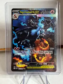 Mega Charizard X ex 125/094 SIR Me02: Phantasmal Flames Pokemon Card TCG CCG - Image 3
