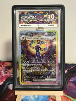 Umbreon EX SAR 217/187 SV8a Terastal Festival - ACE 10 - Japanese Pokemon Card - Image 1
