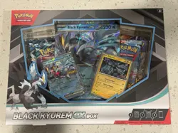 POKEMON TCG BLACK KYUREM EX BOX INCLUDES 4 TCG BOOSTER PACKS FACTORY SEALED NEW - Image 1