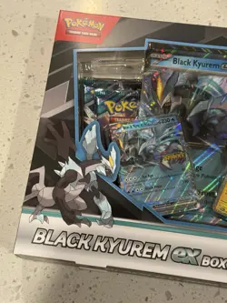 POKEMON TCG BLACK KYUREM EX BOX INCLUDES 4 TCG BOOSTER PACKS FACTORY SEALED NEW - Image 2