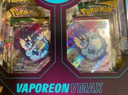 Pokemon Vaporeon VMAX Premium Collection Box Sealed, Double V Error Box! - Image 2