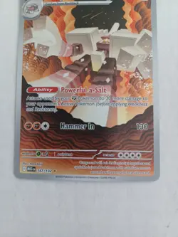 Garganacl 147/132 Illustration Rare Pokemon Mega Evolution Card, English, NM - Image 3