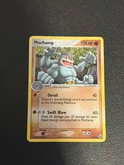 Machamp Holo 9/92 ex Legend Maker Pokemon Card LP - Image 1