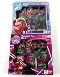 One Piece TCG Illustration Box Vol 3 & 4 Brand New Factory Sealed - Image 1