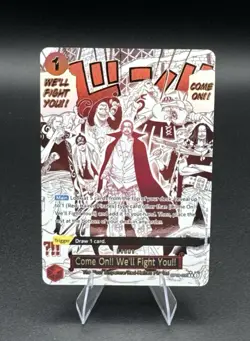 Come On!! We’ll Fight You OP09-020 Manga Event PRB02 One Piece TCG English NM - Image 1