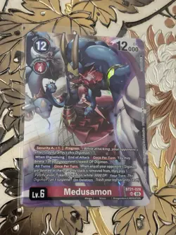 Digimon Card Game Medusamon Time Stranger Dash Pack Alternate Art SR BT21-029 - Image 1