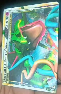Rayquaza Deoxys Legend 89-90/90 Undaunted 2010 HGSS Top Bottom Pokemon Card MP - Image 4