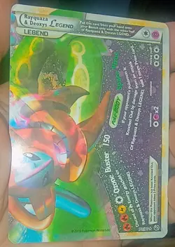 Rayquaza Deoxys Legend 89-90/90 Undaunted 2010 HGSS Top Bottom Pokemon Card MP - Image 5