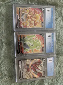 Pokemon TCG Alakazam V, Tyranitar V, Scizor V CGC 9 Lot of 3 Cards - Image 1