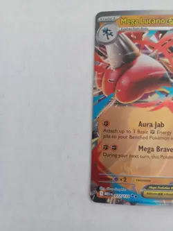 Mega Lucario EX 077/132 Pokemon Card Mega Evolution Holo, English, NM - Image 5