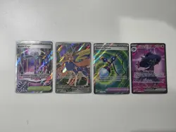 Lot Of 4 Phantasmal Flames IR Pokemon Cards - Image 1
