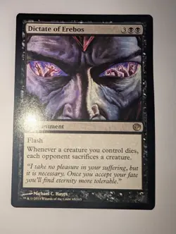 Magic the Gathering Dictate of Erebos Journey Into NYX Regular Card - Image 1