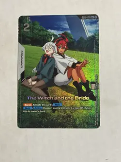 Gundam Card Game Newtype Rising GD01-117 The Witch And The Bride (R+) English - Image 1