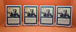 ⚫⚫ (4) 1994 MAGIC The Gathering UNHOLY STRENGTH REVISED 3RD EDITION PLAYED⚫3 - Image 1