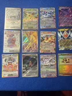 Pokemon Cards Lot Of 12 Near Mint Rapidash Rotom Leafeon Ogerpon Sylveon - Image 1