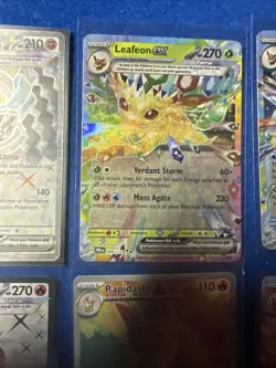 Pokemon Cards Lot Of 12 Near Mint Rapidash Rotom Leafeon Ogerpon Sylveon - Image 3