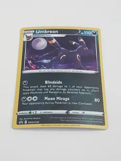 Umbreon SWSH129 - HOLO Black Star Promo Sword & Shield Pokemon TCG - NM - Image 1