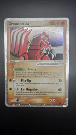 Groudon EX 038 - Excellent Condition - Black Star Promo - Vintage Pokemon Card - Image 2