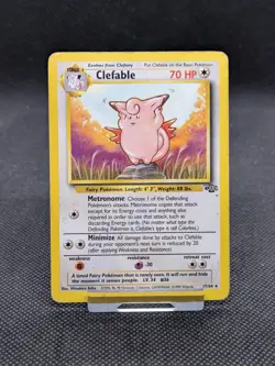 Wigglytuff 32/64 Non Holo Jungle Set Rare Pokemon Card WOTC Played - Image 1
