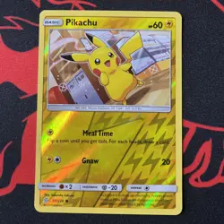 Pokemon TCG Pikachu 55/236 Reverse Holo SM Unified Minds NM - Image 1