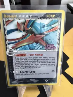 2006 Pokemon Holon Phantoms Deoxys Reverse Foil Attack Forme - Image 1