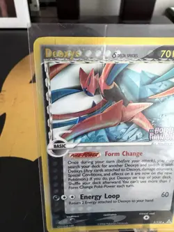 2006 Pokemon Holon Phantoms Deoxys Reverse Foil Attack Forme - Image 2