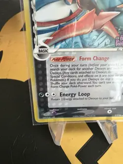 2006 Pokemon Holon Phantoms Deoxys Reverse Foil Attack Forme - Image 3