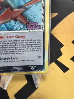 2006 Pokemon Holon Phantoms Deoxys Reverse Foil Attack Forme - Image 4