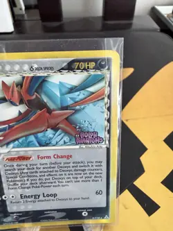 2006 Pokemon Holon Phantoms Deoxys Reverse Foil Attack Forme - Image 5