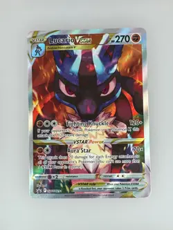 2019 Pokemon SWSH Black Star Lucario VSTAR SWSH291 NM - Image 1