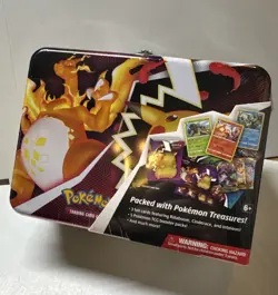 Pokemon TCG Fall 2020 Collectors Chest Tin Lunchbox 5 Booster Packs - NEW Sealed - Image 1