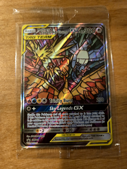 2016 POKEMON SM BLACK STAR PROMO #SM210 MOLTRES & ZAPDOS & ARTICUNO GX TAG TEAM - Image 1