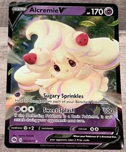 Alcremie V 022/073 Ultra Rare Champion's Path Pokemon TCG NM/M - Image 1