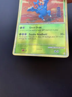 Pokemon TCG Heracross Heartgold & Soulsilver 43/123 Reverse Holo LP. - Image 2