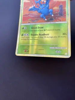Pokemon TCG Heracross Heartgold & Soulsilver 43/123 Reverse Holo LP. - Image 3