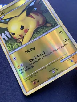 Pokemon TCG Pikachu Heartgold Soulsilver 78/123 Reverse Holo MP. - Image 3