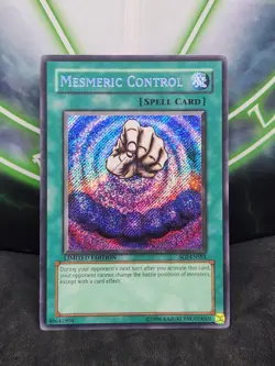 Yugioh Mesmeric Control SOI-ENSE4 Secret Rare Limited Edition LP - Image 1