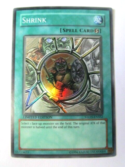 Yugioh! Shrink STON-ENSE2 Super Rare Limited Near Mint Blister Fresh!!!! - Image 1