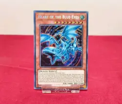 Yugioh Heart Of The Blue-Eyes ROTA-EN004 Secret Rare 1st Edition NM - Image 1